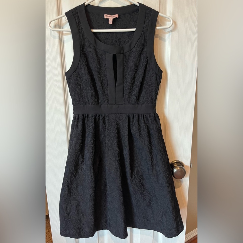 Juicy Couture Black Pleated Mini Dress - Picture 9 of 9